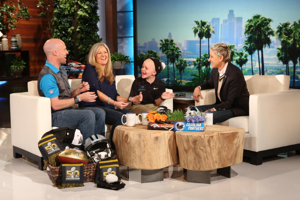 Braylon Beam appears on Ellen