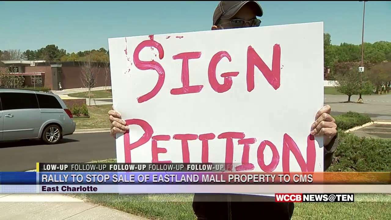 Rally Held Opposing New School on Former Eastland Mall Property WCCB