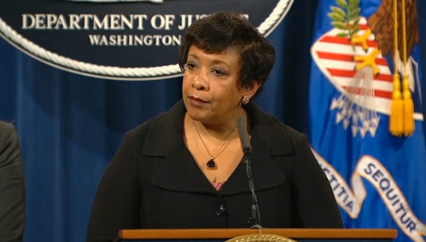 Attorney General Loretta Lynch, Department of Justice News Conference On Lawsuit Filed Against North Carolina Over HB2