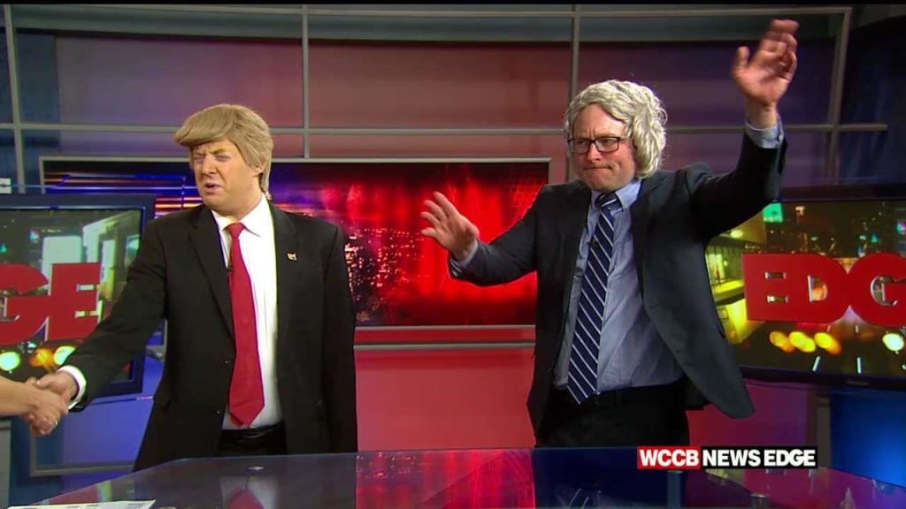 Trump vs Bernie on WCCB News Edge