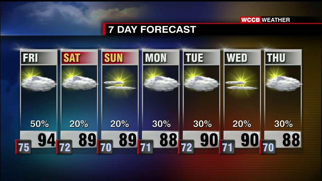 Storm Chances Increase Friday - WCCB Charlotte