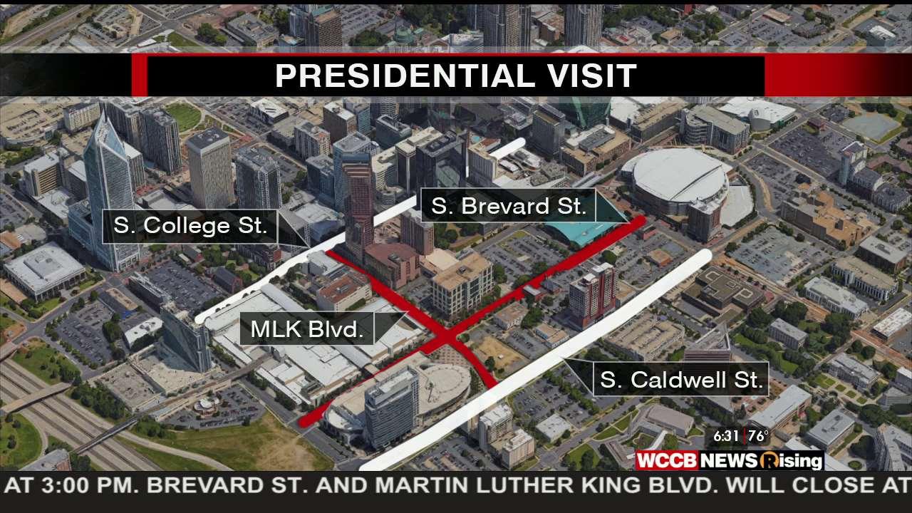 road closures for presidential visit
