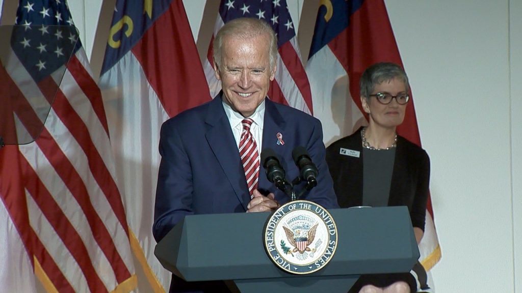 Vice President Joe Biden at Central Piedmont Community College