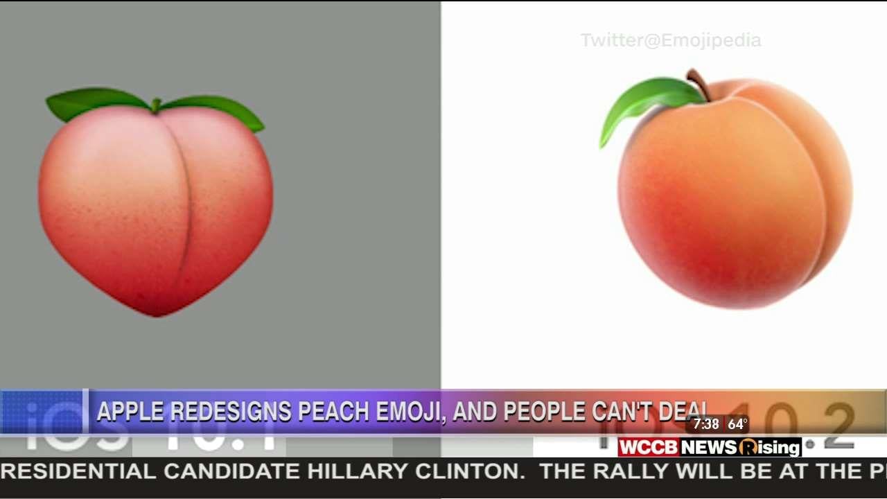 Apple Redesigns Peach Emoji Causing Outcry Wccb Charlotte S Cw