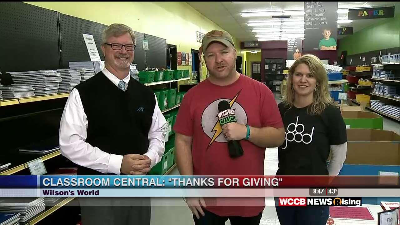 Wilson's World Classroom Central Says "Thanks for Giving" to Those Who