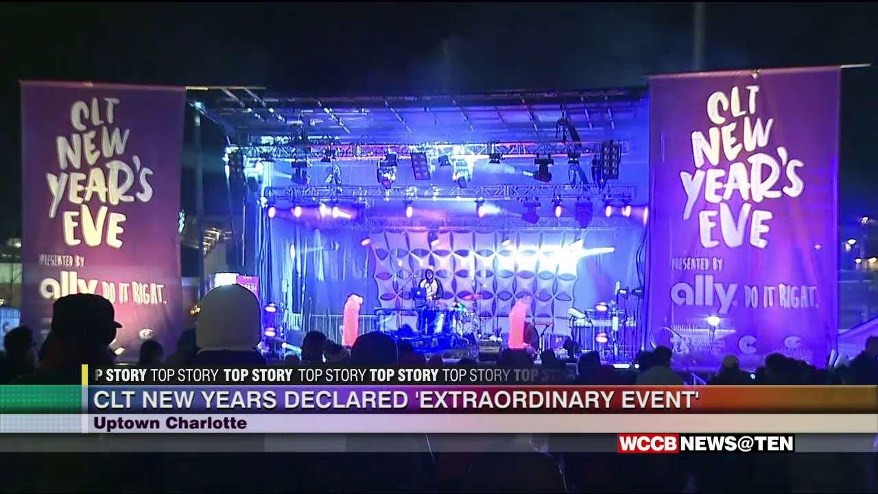 Crowd Gets Ready to Ring in the New Year in Uptown Charlotte WCCB