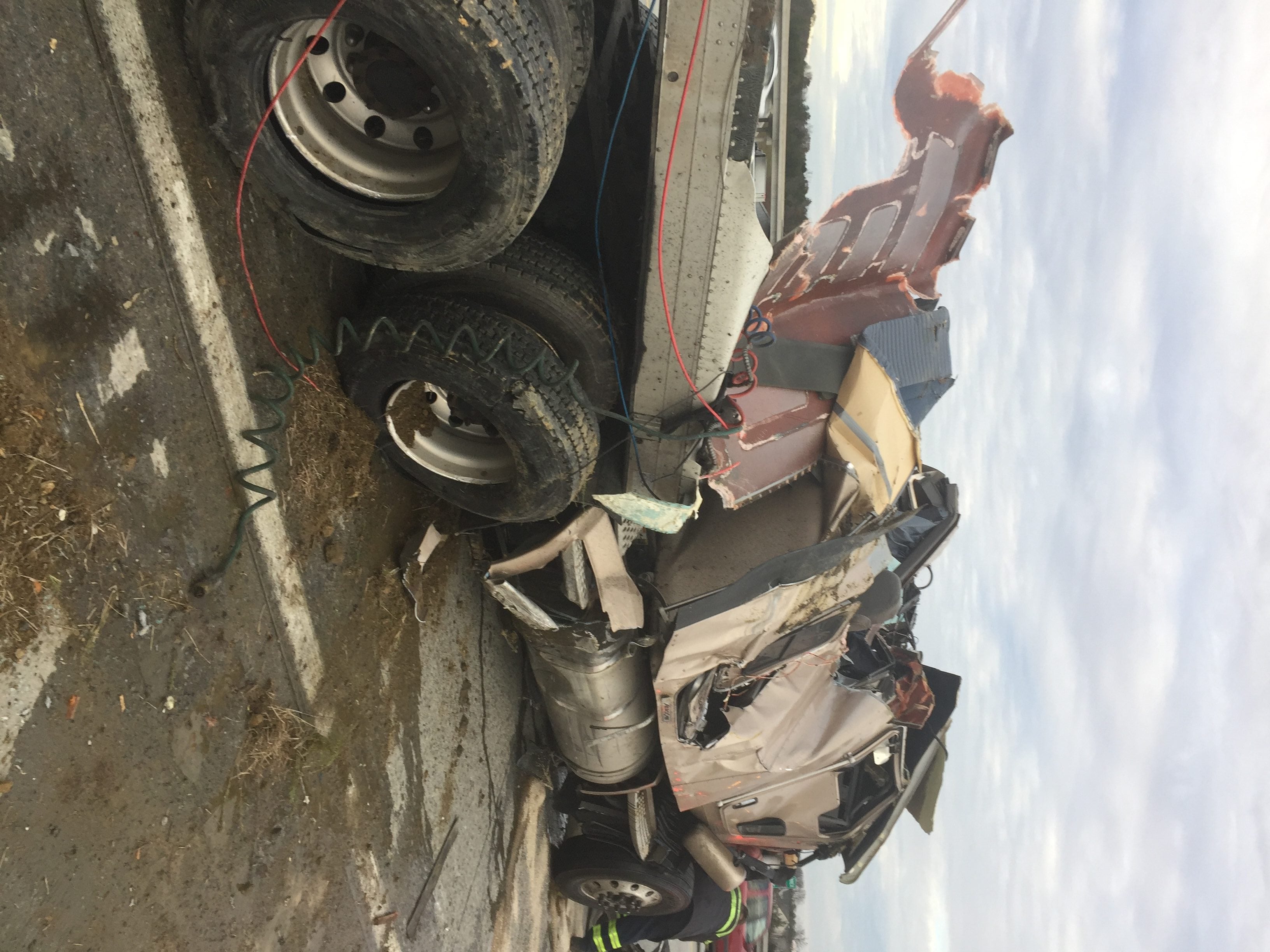 Driver Facing Charges After Tractor Trailer Overturns On I-485 - WCCB ...