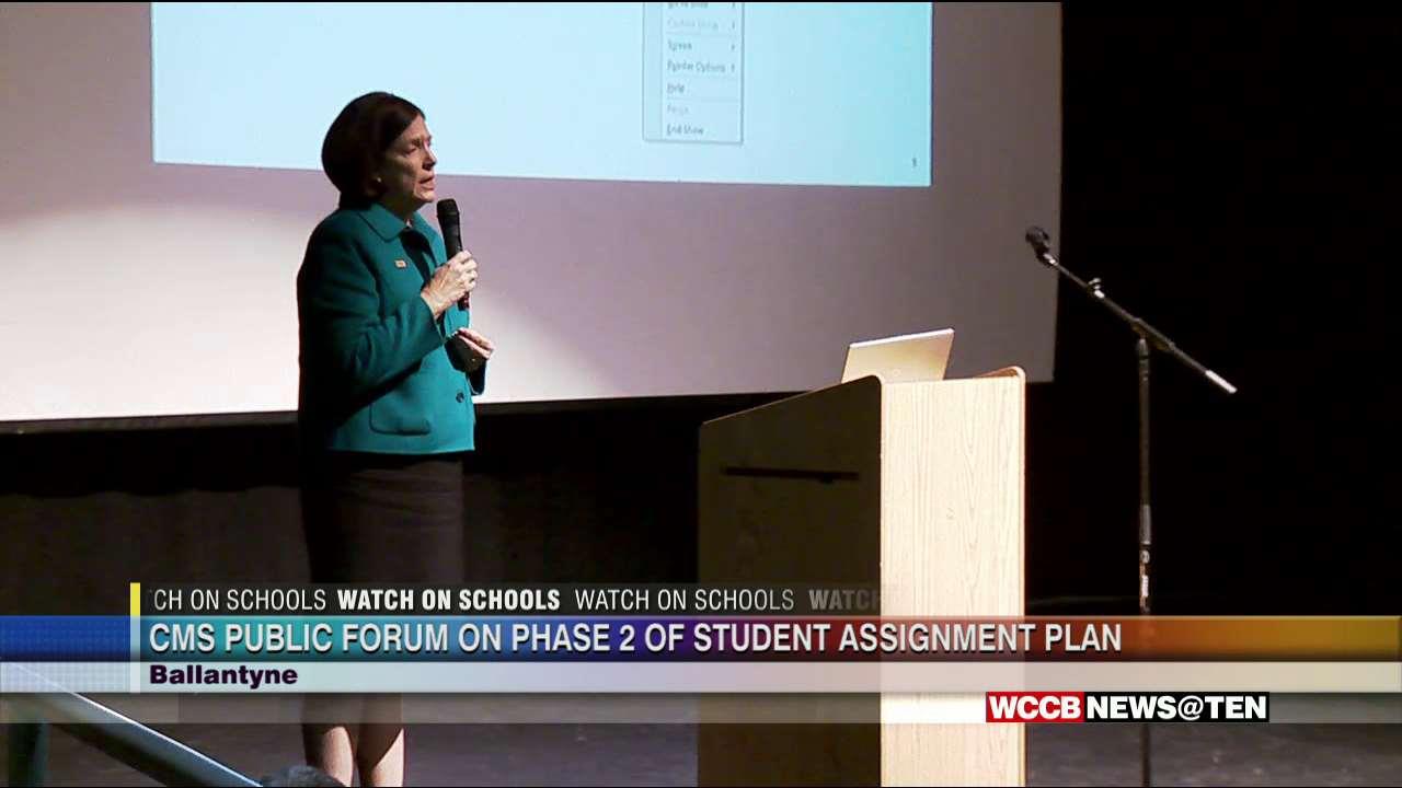 CMS Public Forum On Phase 2 Of Student Assignment Plan - WCCB Charlotte