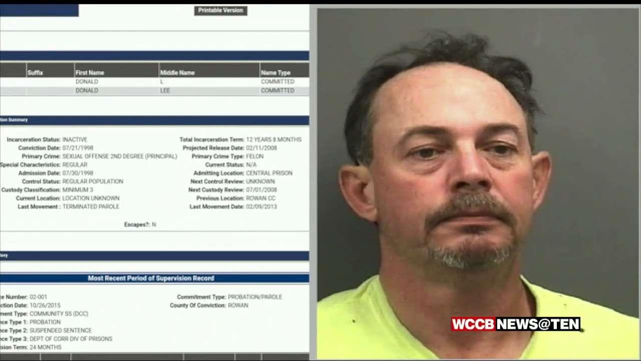 Sex Offender Charged In Murder Of Rowan Co Woman Has Long