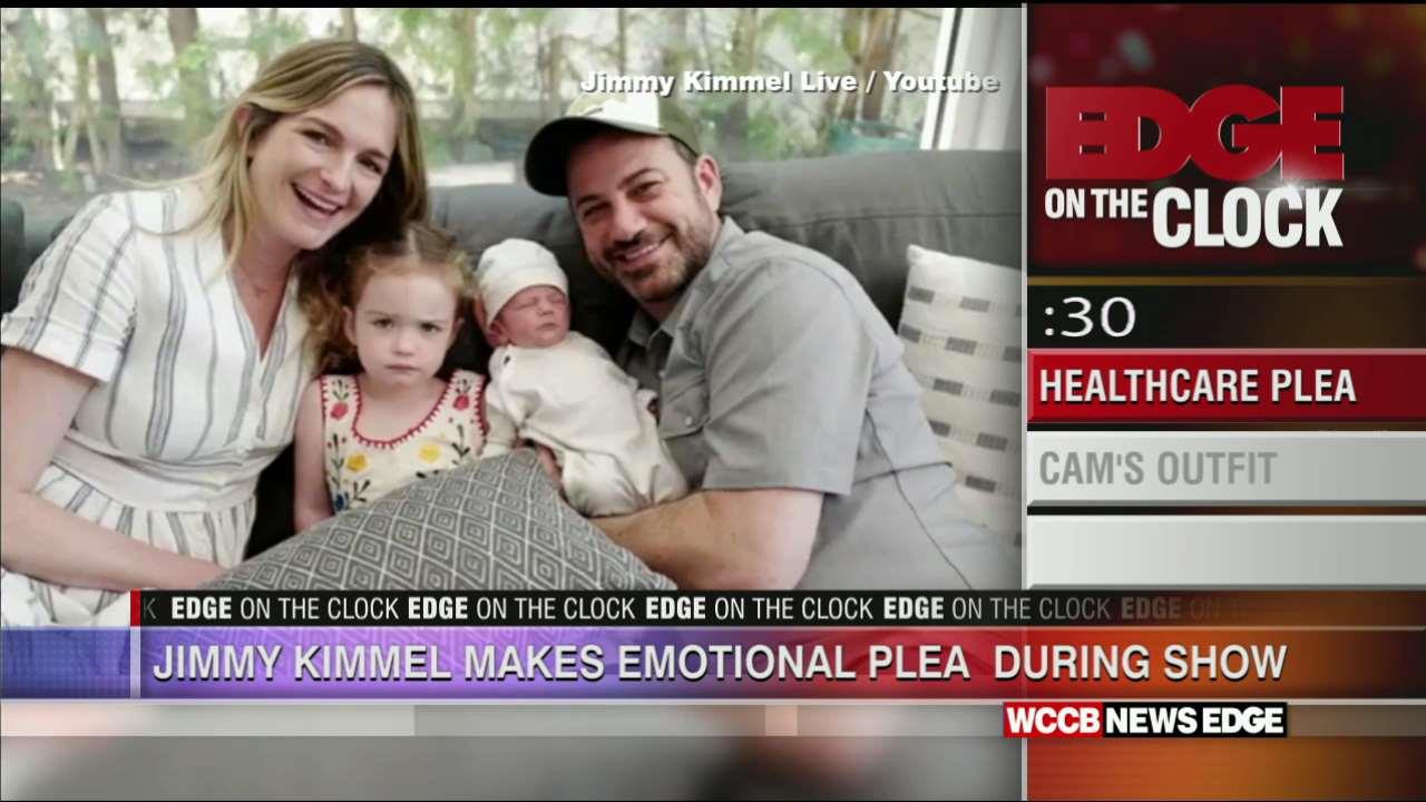 EDGE On The Clock Jimmy Kimmel's Emotional Plea WCCB Charlotte's CW