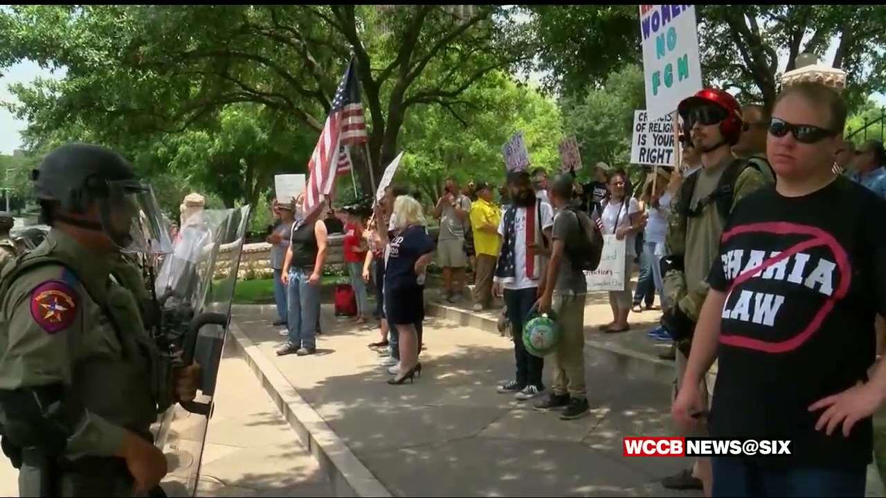 Protesters March Against Sharia Law Around The Country - WCCB Charlotte