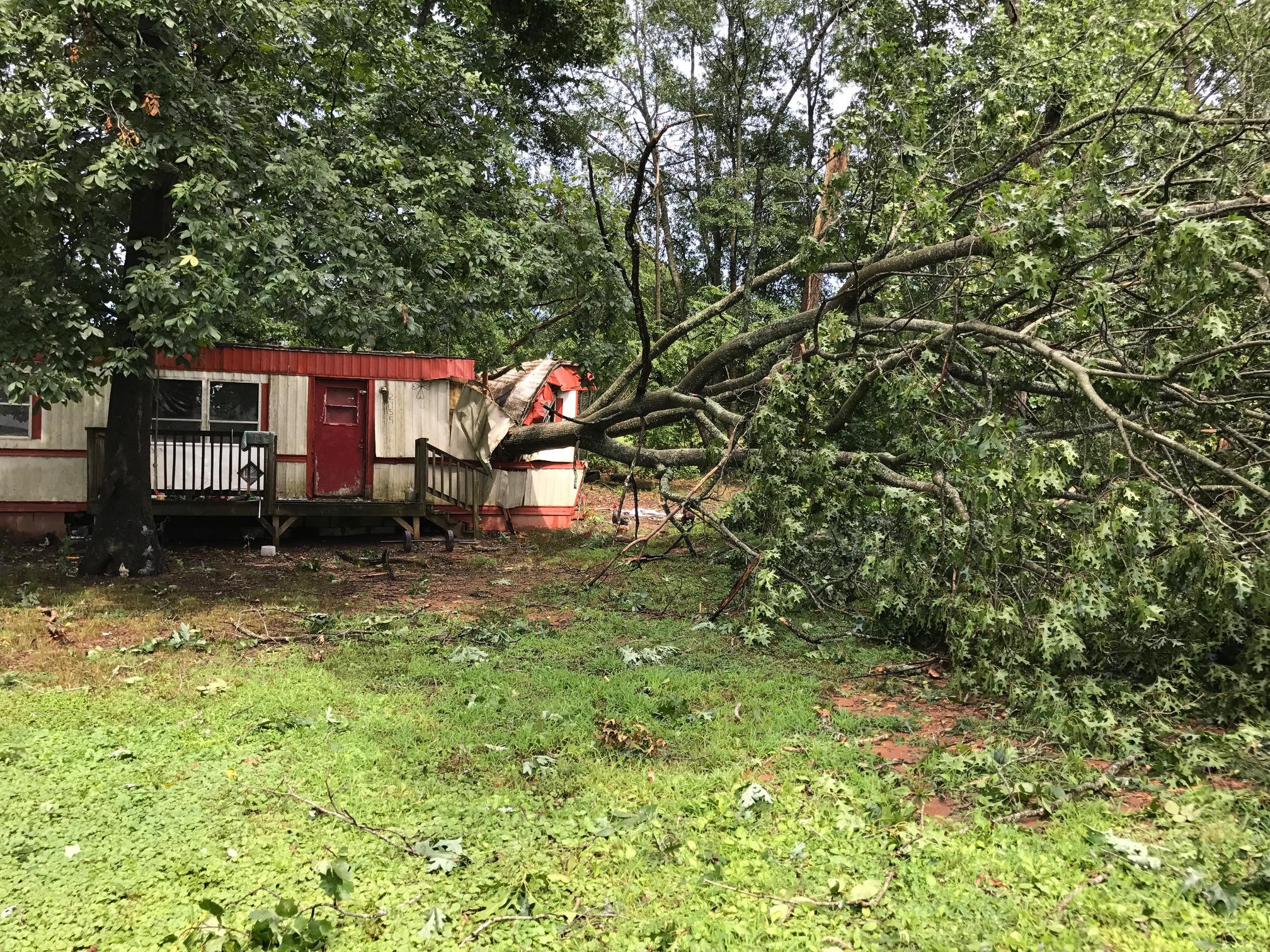 Storms Leave Behind Heavy Damage In Caldwell County 