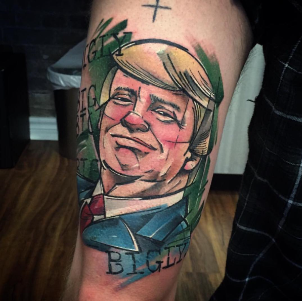 Trump Tattoos PHOTOS WCCB Charlotte's CW