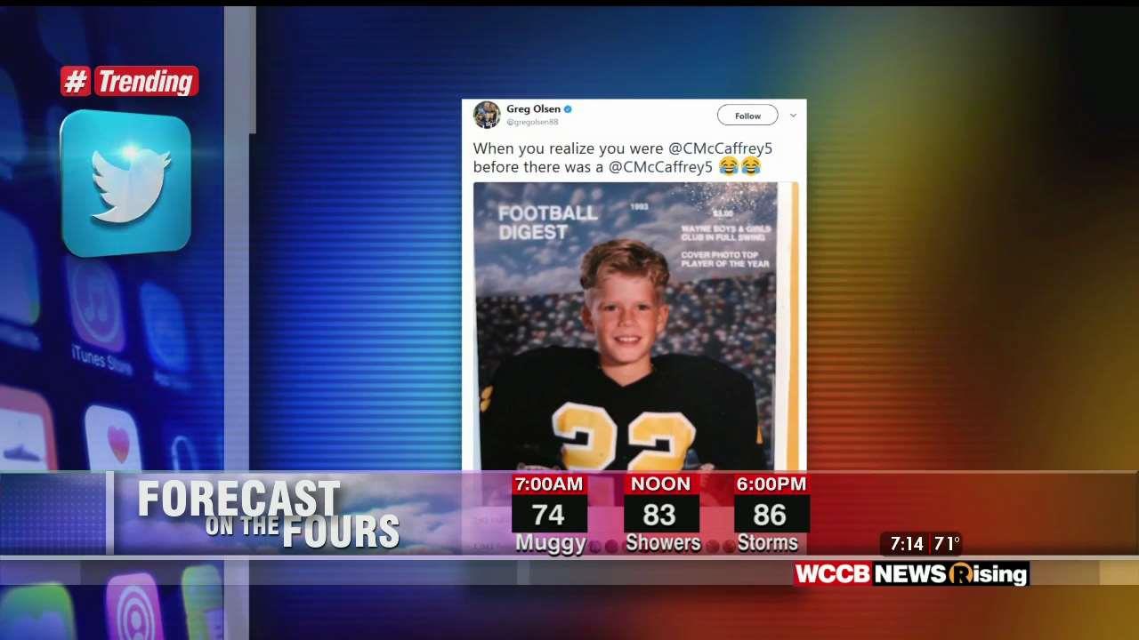 Trending Greg Olsen Posts Hilarious Throwback & Kids Get Encouraged