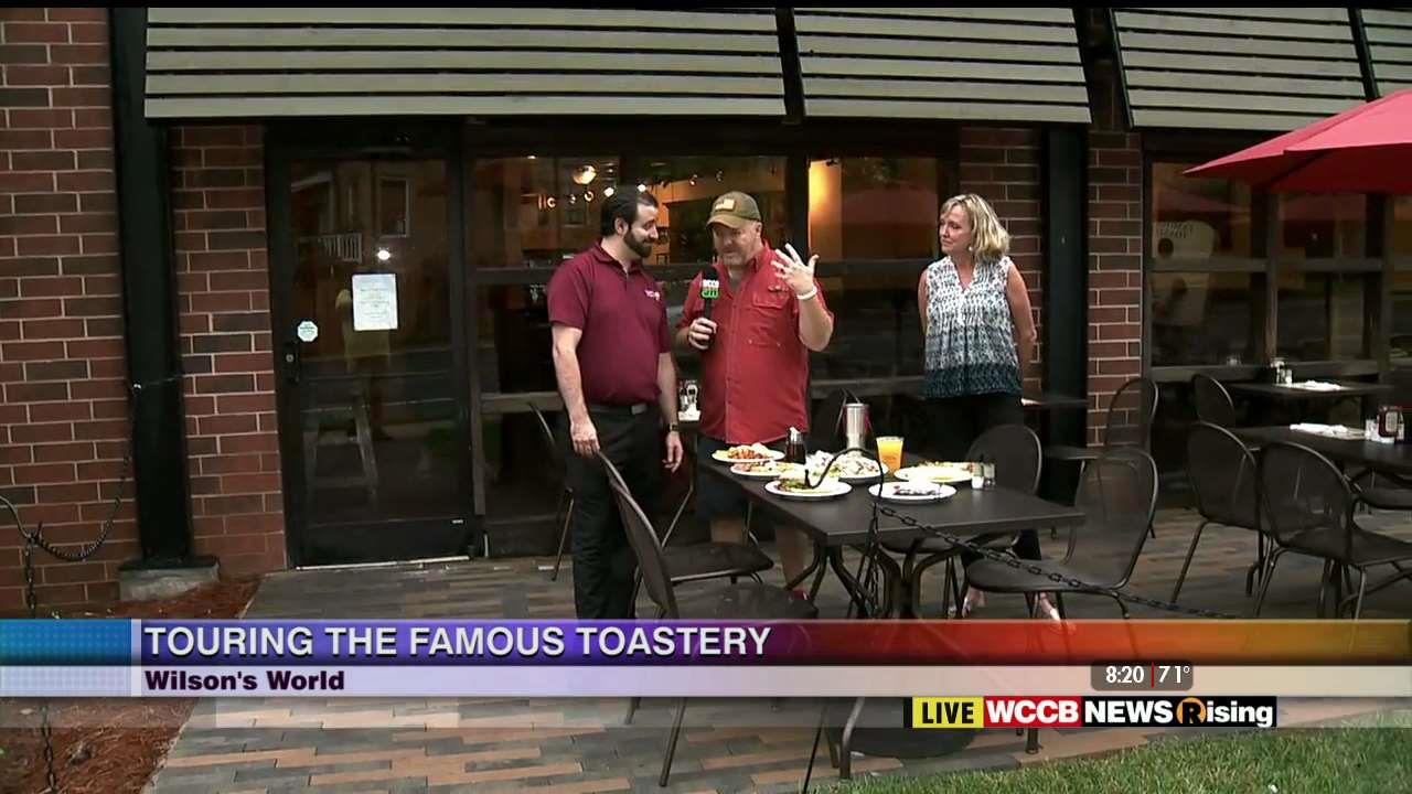 Wilson's World Stopping by the Famous Toastery to Enjoy a Warm