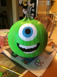 Monster's Inc Pumpkin Painting - WCCB Charlotte's CW