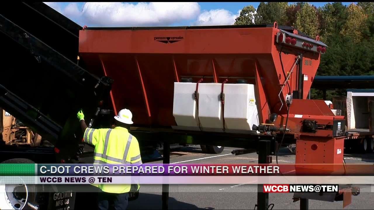 CDOT Crews Say They're Ready For Winter Weather - WCCB Charlotte