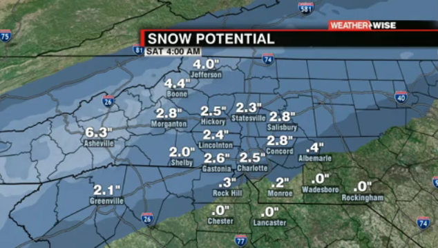 Be Prepared As Winter Weather Heads To The Charlotte Area - WCCB ...