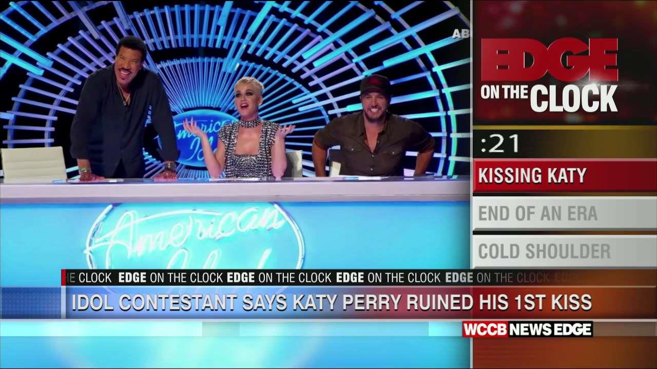Edge On The Clock Idol Contestant Uncomfortable About Kiss From Katy Perry Wccb Charlottes Cw