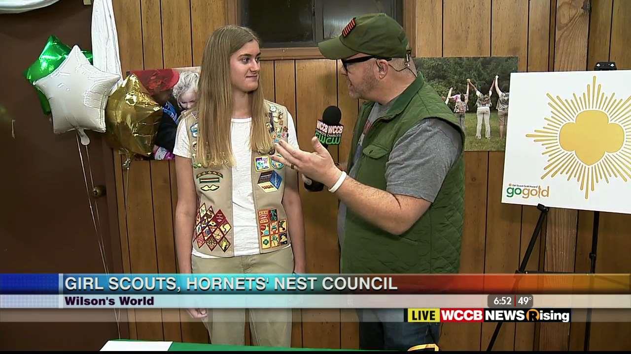 Wilson's World With Girl Scouts Nest Council Working on Gold