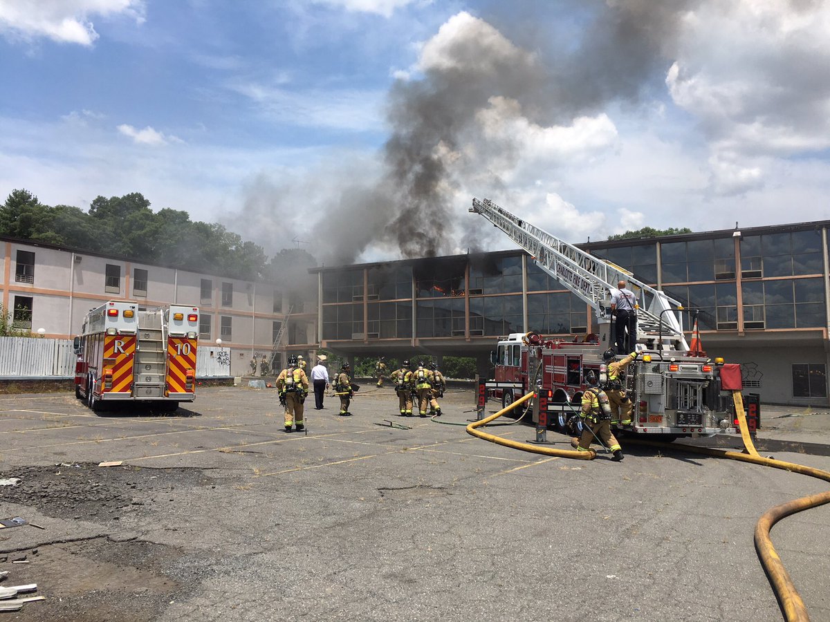 Crews Battling W. Charlotte Fire Work To Stay Hydrated In Summer Heat ...