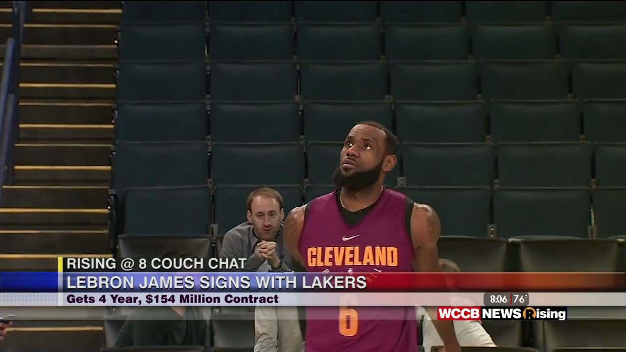 Lebron James Signs With Lakers Wccb Charlotte S Cw Lebron James Signs With Lakers Wccb Charlotte S Cw