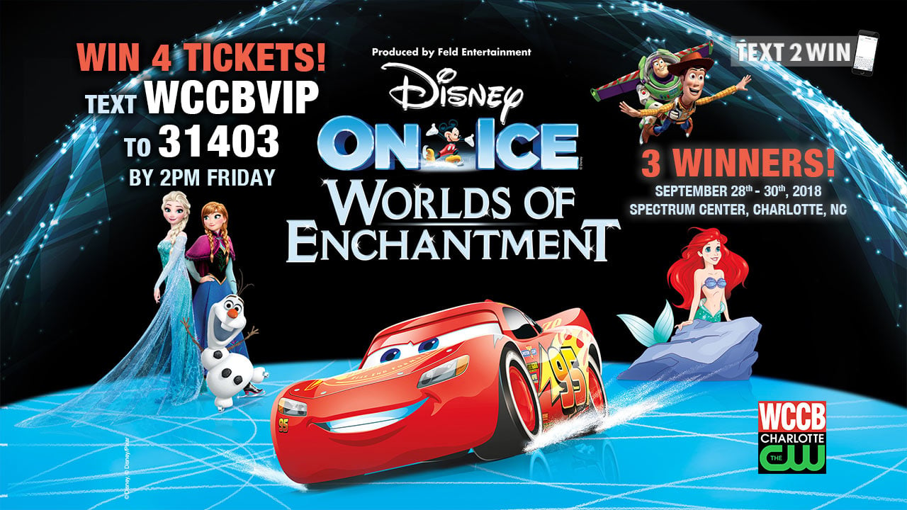 Disney On Ice Sept 18 Text2win Header Wccb Charlotte S Cw