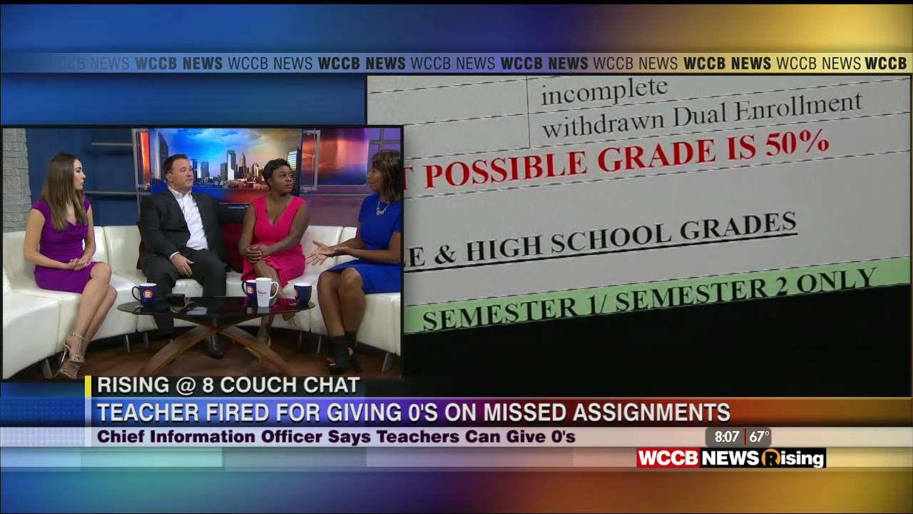 Teacher Fired For Giving Zeros On Missed Assignments - WCCB Charlotte