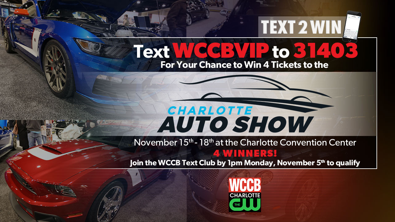 Text2Win Four Tickets To The Charlotte International Auto Show WCCB