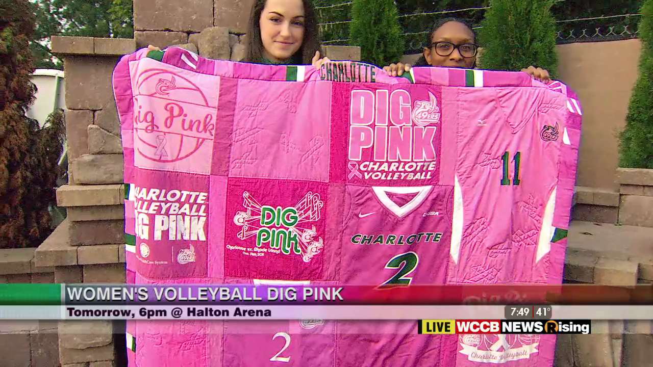 UNC Charlotte Hosts Women's Volleyball 'Dig Pink' Match To Benefit