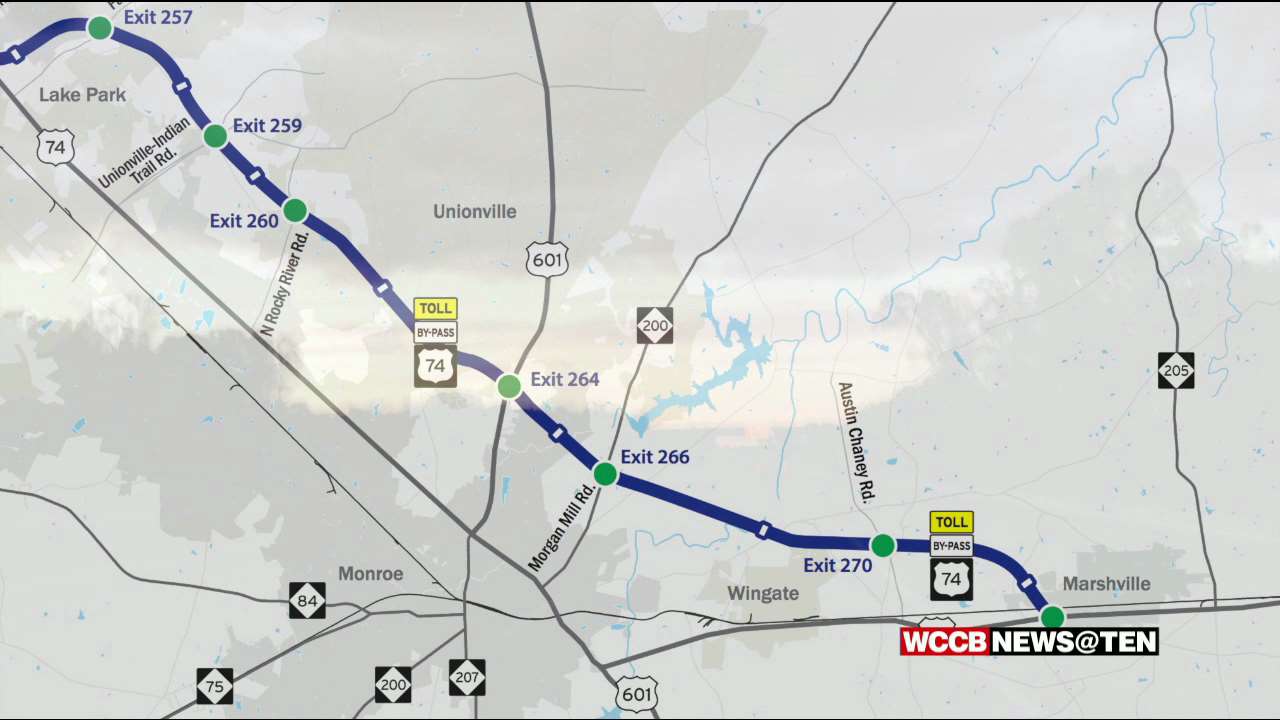 North Carolina Turnpike Authority Opens Monroe Expressway WCCB