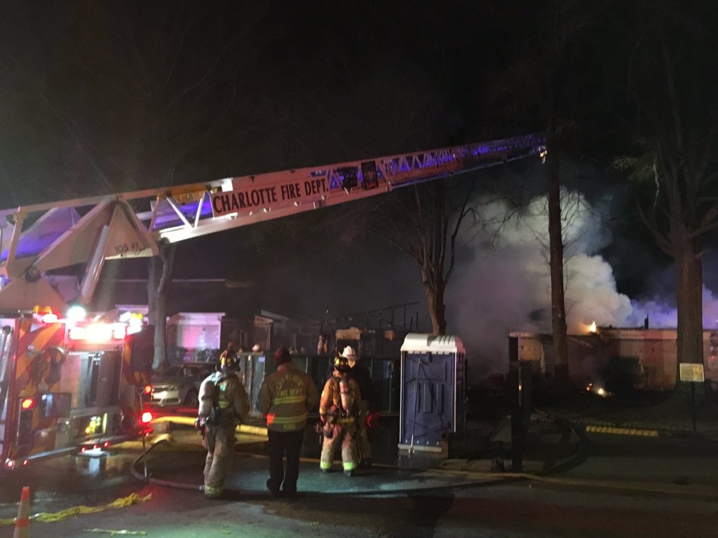 Officials North Charlotte Apartment Fire Intentionally Set WCCB