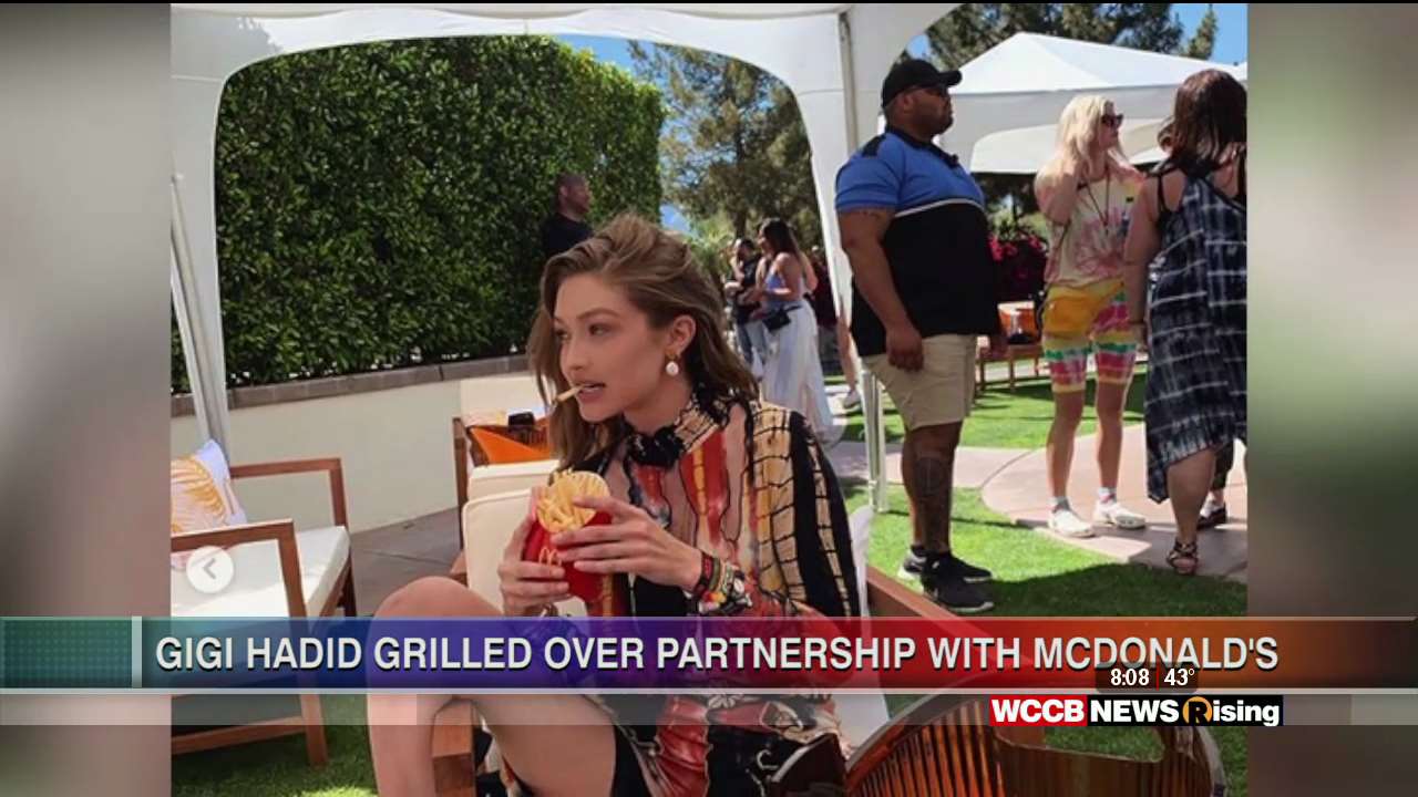 Gigi Hadid Grilled Over Partnership With McDonald's - WCCB Charlotte's CW