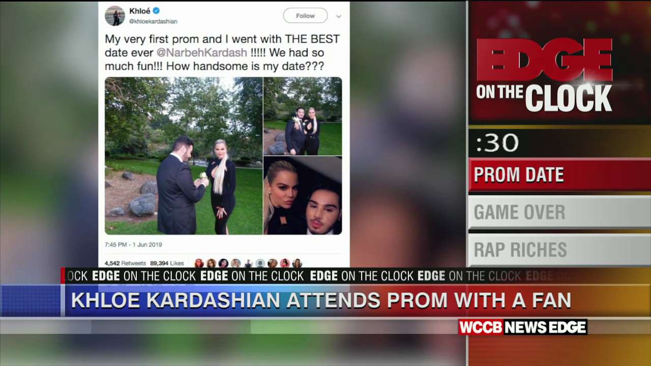 Edge On The Clock Khloe Kardashian Attends Her First Prom WCCB Charlotte's CW