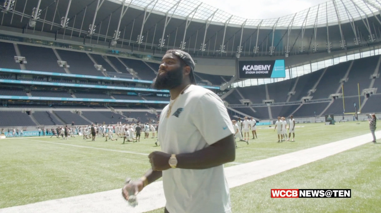 Panthers Players Visit London Ahead Of Game - WCCB Charlotte