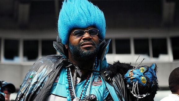 Greg 'Catman' Good of Winston-Salem, renowned Carolina Panthers fan, has  died at age 62