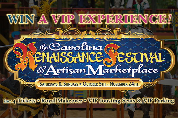 Win a VIP Experience at the Carolina Renaissance Festival from WCCB Charlotte's CW!