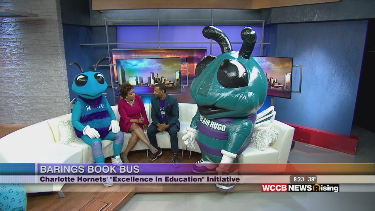 Fly Ty And Hugo From The Hornets Talking About The Barings Book Bus ...