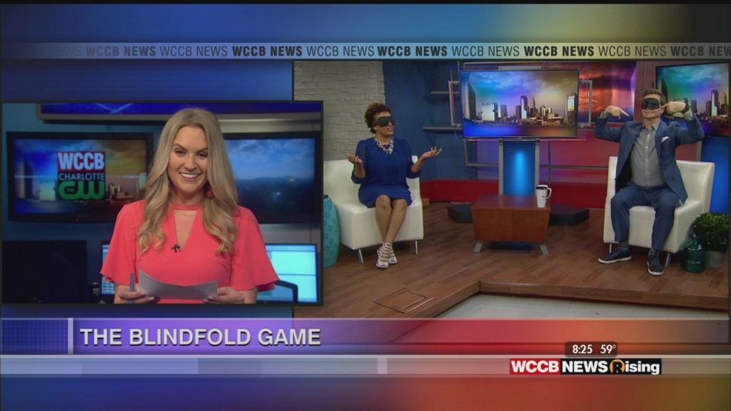 Blind Fold Game With Rising - WCCB Charlotte's CW