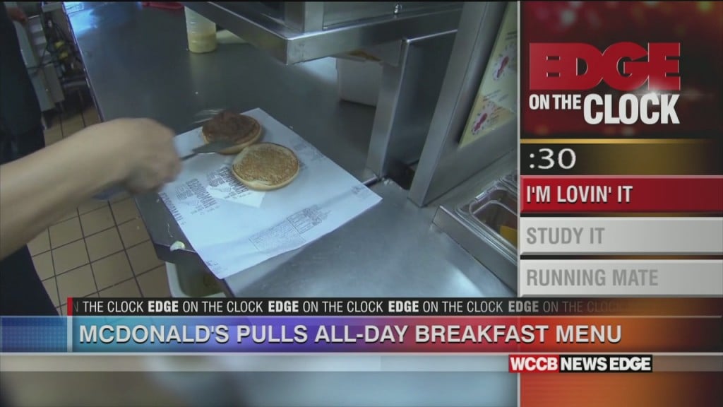 Mcdonald's Pulls All Day Breakfast Menu