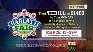Charlotte Fair March 2020 Text2win R1 Monday