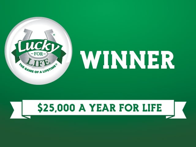 Lucky For Life $25k Winner