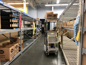 Paper Products Aisle At Walmart On Independence Blvd In Charlotte