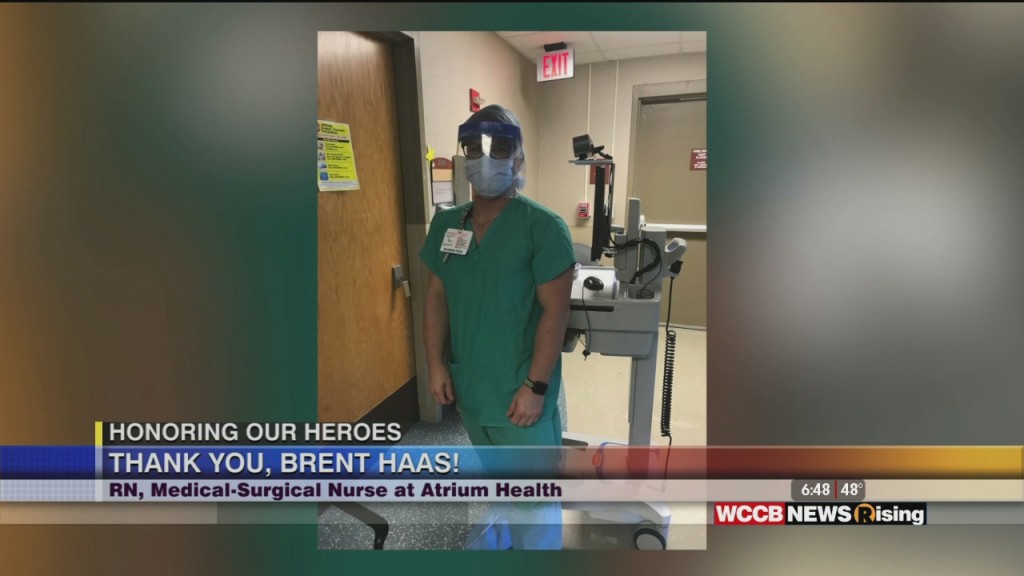 Honoring Our Heroes: Atrium Health Honors Nurse Brent Haas