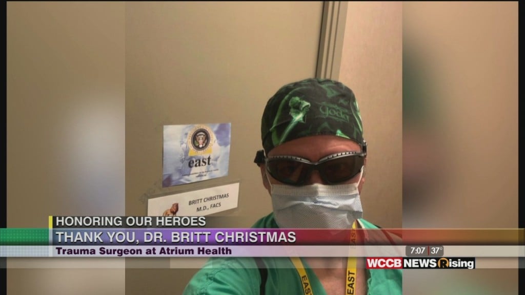 Honoring Our Heroes: Atrium Health Honors Dr. Britt Christmas