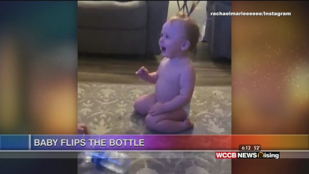 Viral Videos: Baby Flips Bottle, Rooftop Tennis And Toosie Slide