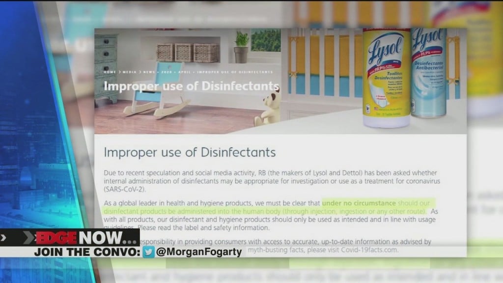 Lysol Issues A Warning