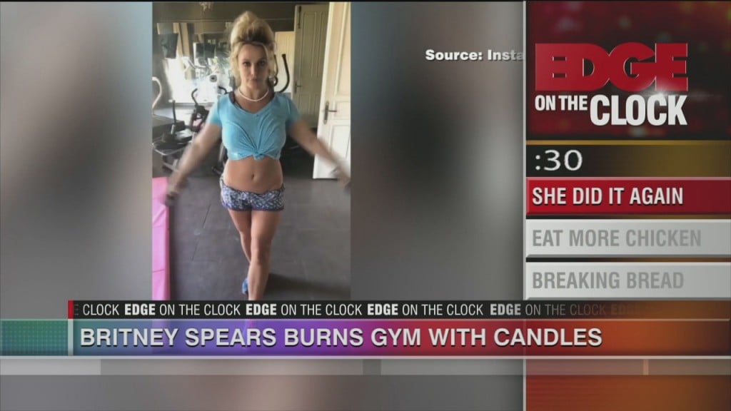 Britney Burns Down Her Gym