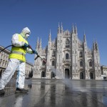 Coronavirus Duomo Square In Milan