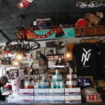 Fmn General Store Owner Paul Sierros, Left, Sits At The Bar At Forgtmenot